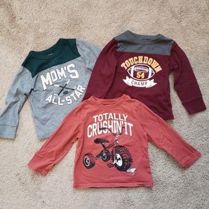 Toddler Boy Long Sleeve Shirt Bundle